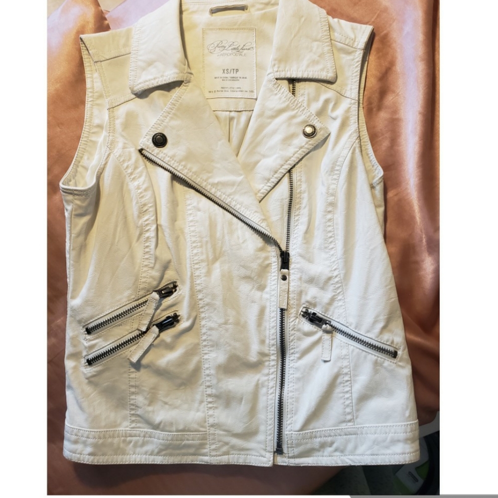 Imitation Leather Aeropostale Vest